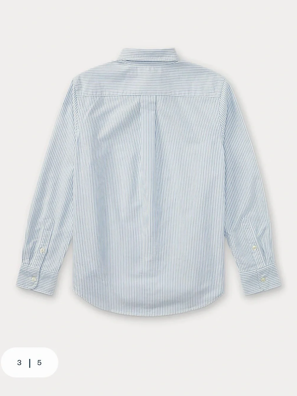 Ralph Lauren Boys Striped Cotton Oxford Shirt